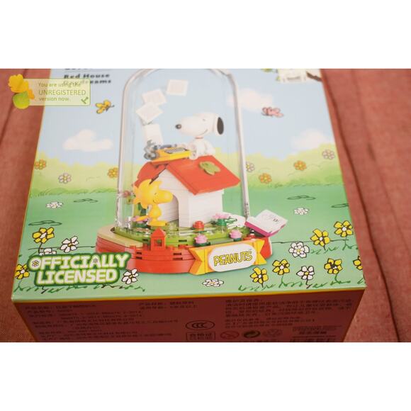 Pantasy Peanuts Red House Daydreams Buildable Brick Block Set 86901 - Picture 4 of 7